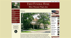 Desktop Screenshot of fristfuneralhome.com